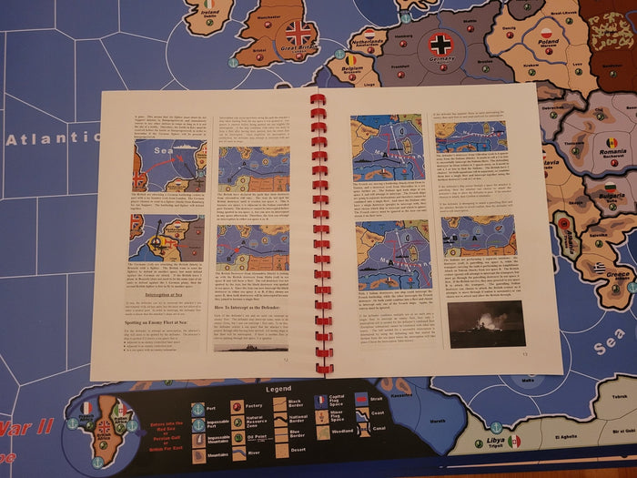 World War II in Europe Map 3rd Edition - Combat Miniatures