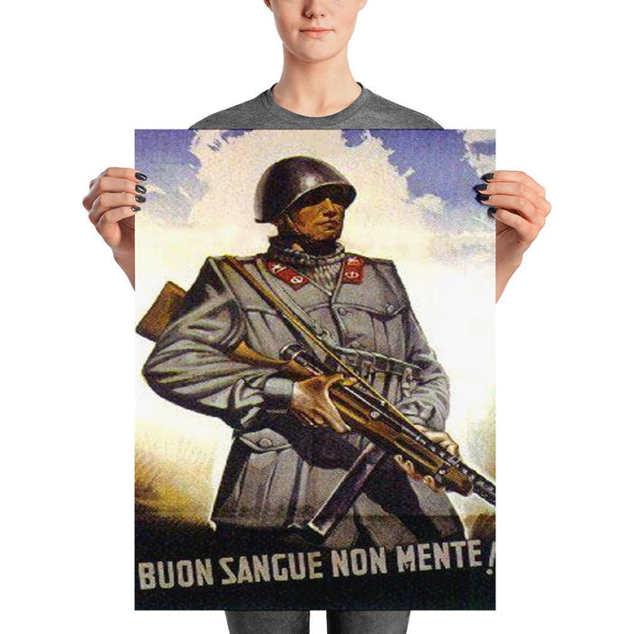 WW2 Italian Propaganda Poster - Combat Miniatures