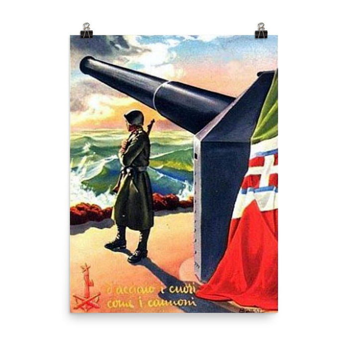 WW2 Italian Propaganda Poster - Combat Miniatures
