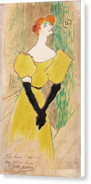 Yvette Guilbert - Canvas Print