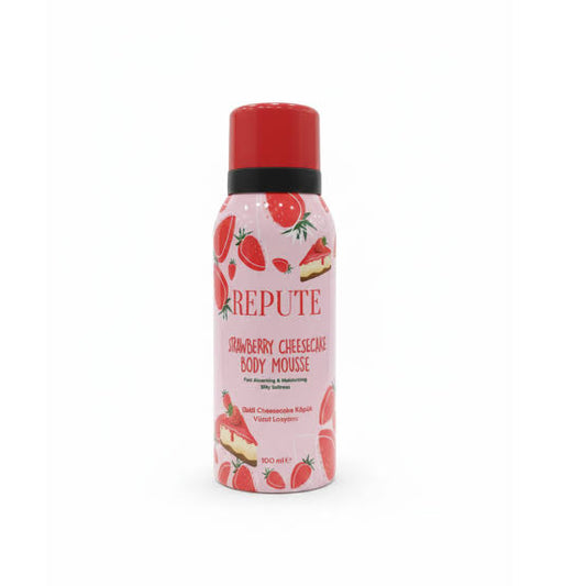 ريبيوت بادي موس 100مل تشيزكيك فراوله - Repute Body Mousse - Strawberry Cheesecake 100ml