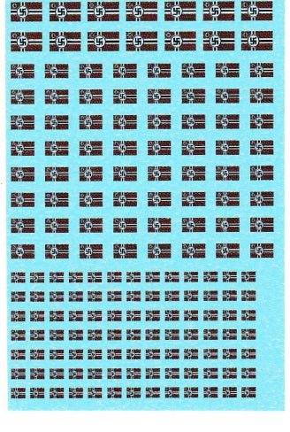 1/285 WW2 German Naval Flag Water Slide Decal - Combat Miniatures