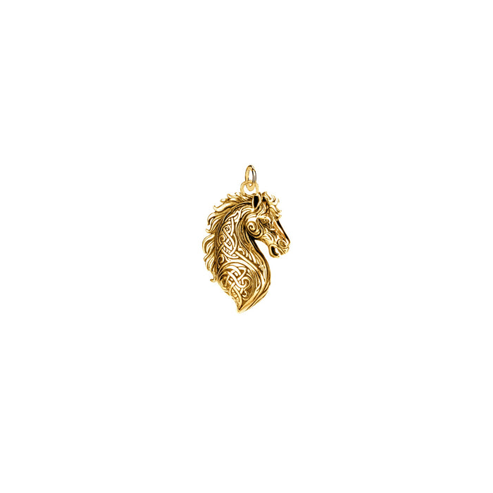 18k Vermeil over Sterling Silver Horse Head Charm