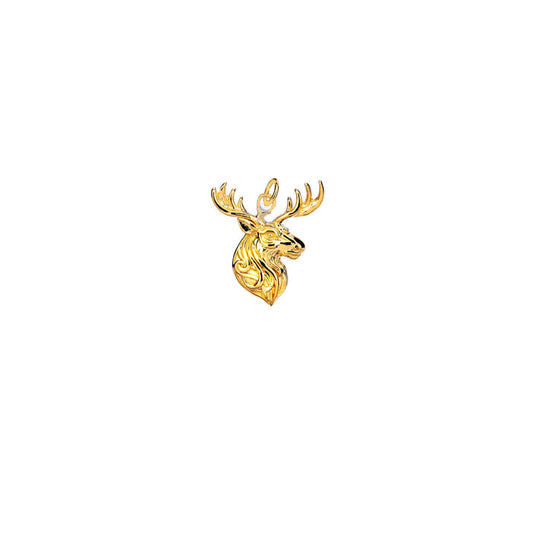 18k Vermeil over Sterling Silver Moose Charm