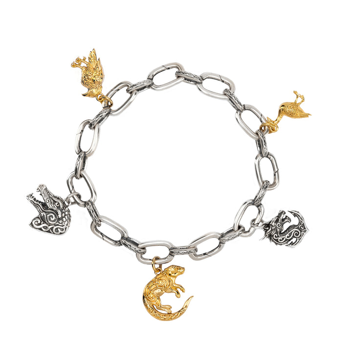 18k Vermeil over Sterling Silver Otter Charm