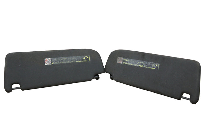 2011-2018 AUDI A8 QUATTRO RIGHT LEFT SIDE SUN VISOR SHADE OEM BLACK SET