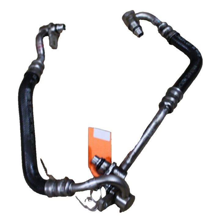 2012-2018 Audi S6/S7/S8 Transmission Trans Oil Pressure Feed Line Hose Set Pair