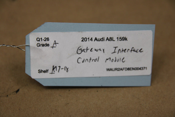 2013-2014 AUDI S8 A8L Can Bus Interface Gateway Control Module 4H0 907 468 AC
