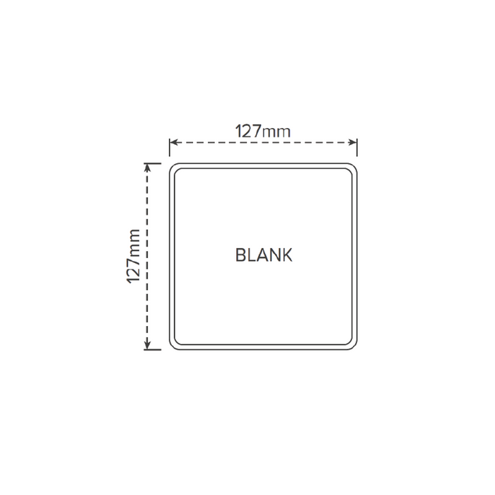 Oxworks 3 Rail Rural PVC Blank Post - White - 127 x 127 x 2050mm - - Image 2