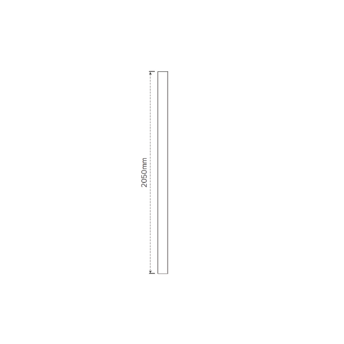 Oxworks 3 Rail Rural PVC Blank Post - White - 127 x 127 x 2050mm - - Image 3