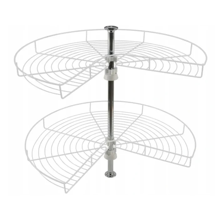 3/4 Corner Cabinet Lazy Susan 27-3/16 inch (690 mm) - White