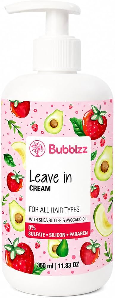 ببلز ليف ان كريم 350مل لجميع انواع الشعر - Bubblzz Leave-In Cream 350 ml - All Hair Types