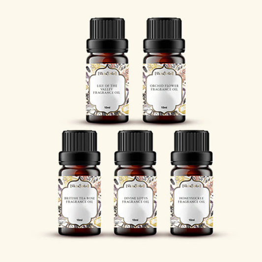 5 Feminine Fragrance Oils Sample Kit