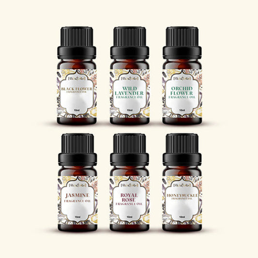 6 Floral Fragrance Oils Sample Kit
