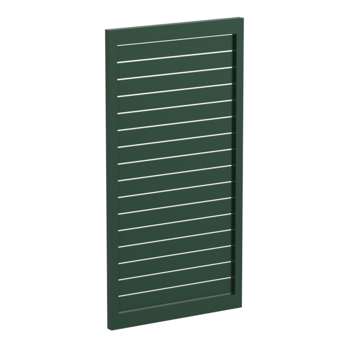 Oxworks Slat Gate - Aluminium - 90 x 16mm - 930 x 1800mm - Image 1