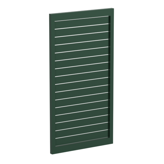 Oxworks Slat Gate - Aluminium - 90 x 16mm - 930 x 1800mm - Image 1