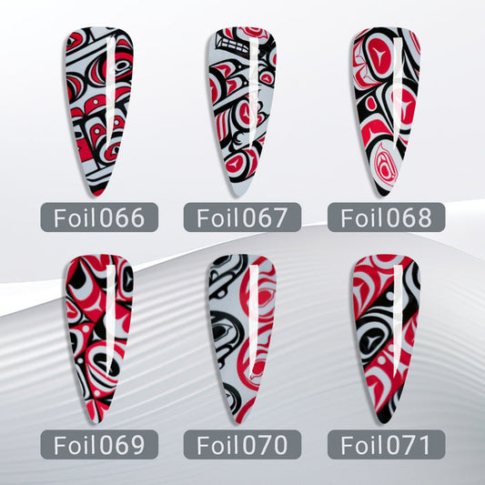ACOS Transfer Foil Roll - Black Red Foil - Lashmer