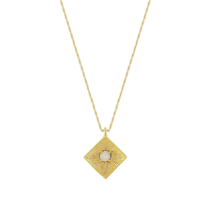 Alaia Opal Necklace - BTK COLLECTIONS
