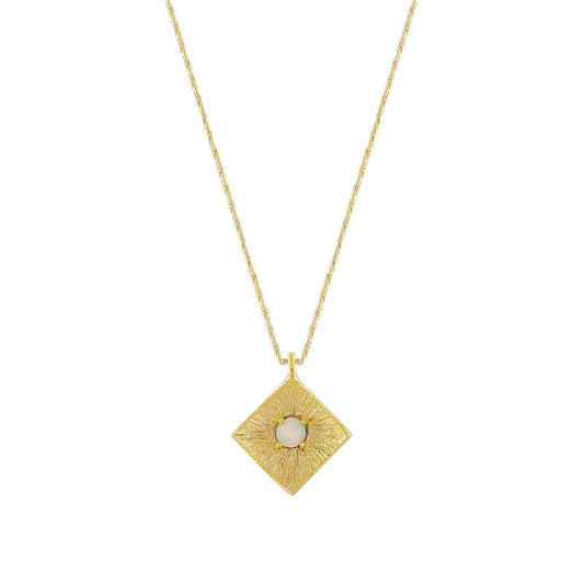 Alaia Opal Necklace - BTK COLLECTIONS