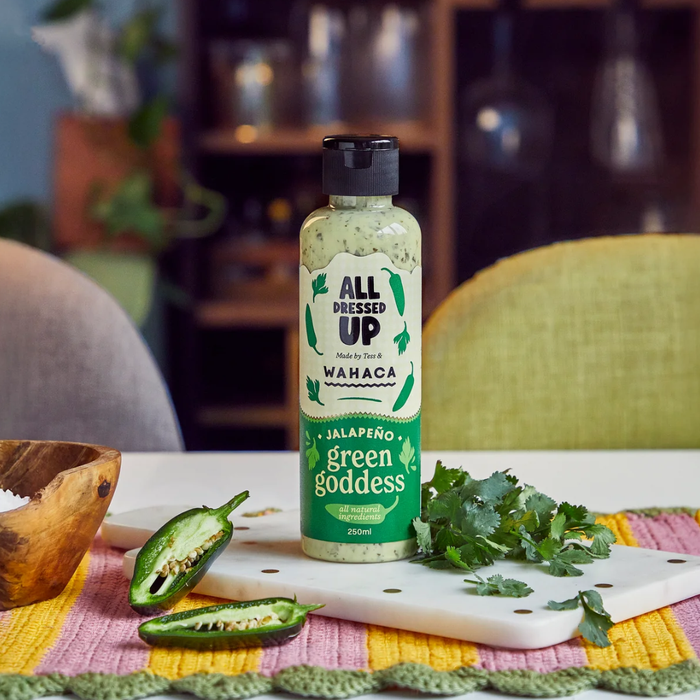 All Dressed Up × Wahaca Jalapeño Green Goddess Dressing 250ml