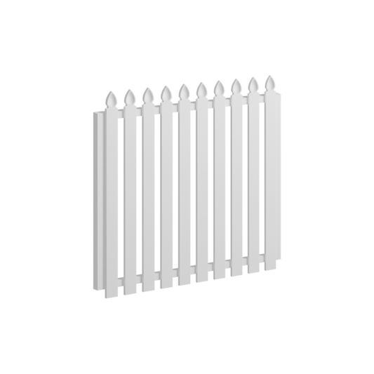 Oxworks Colonial Picket Gate - Aluminium - 1090 x 1200mm - Stonnington Speartop - Image 1