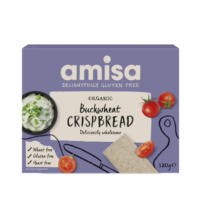 Amisa Organic Buckwheat Crispbread 120g