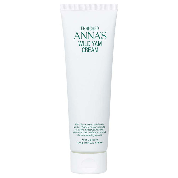 Anna's Wild Yam Cream (Her) Menstrual & Menopausal Symptoms - 100g - L'Organic