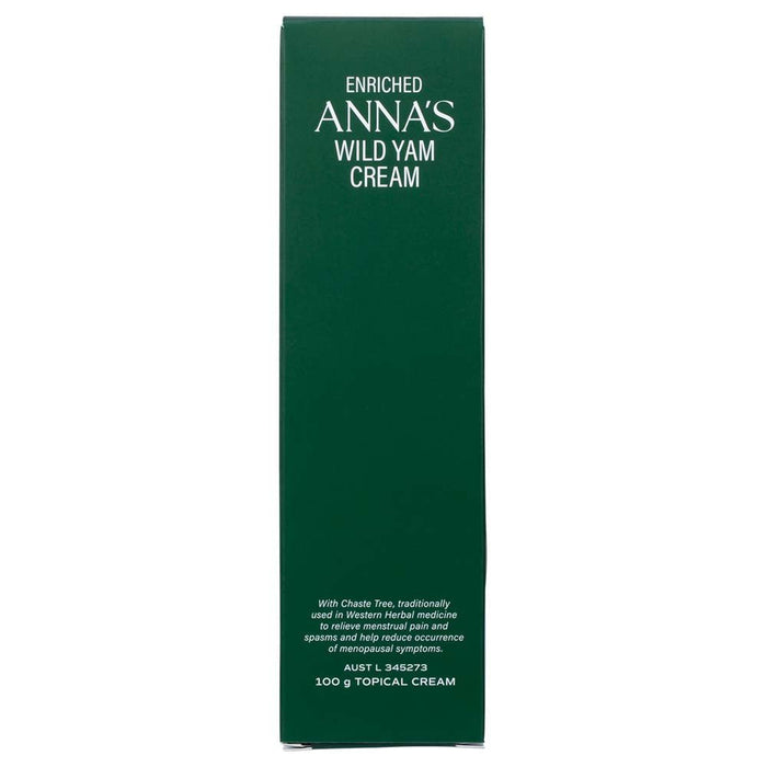 Anna's Wild Yam Cream (Her) Menstrual & Menopausal Symptoms - 100g - L'Organic