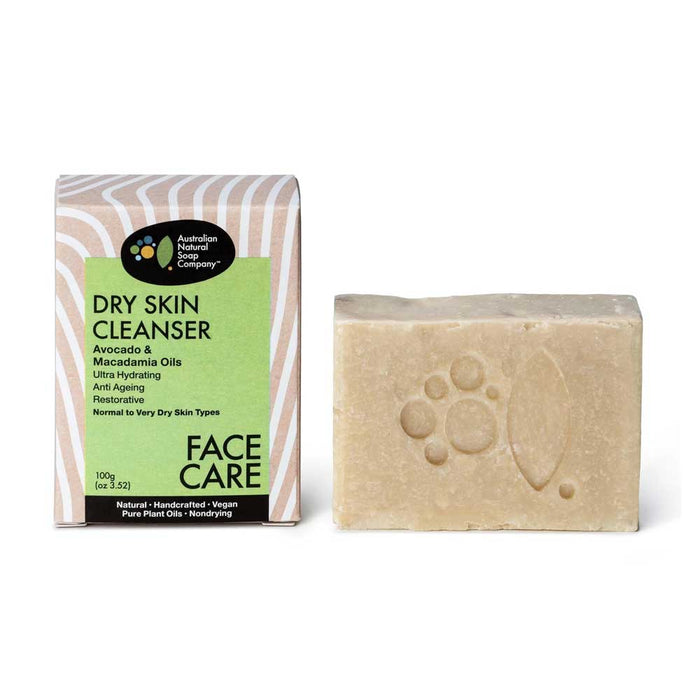 ANSC Dry Skin Facial Cleanser Avocado & Macadamia Oils - 100g - L'Organic
