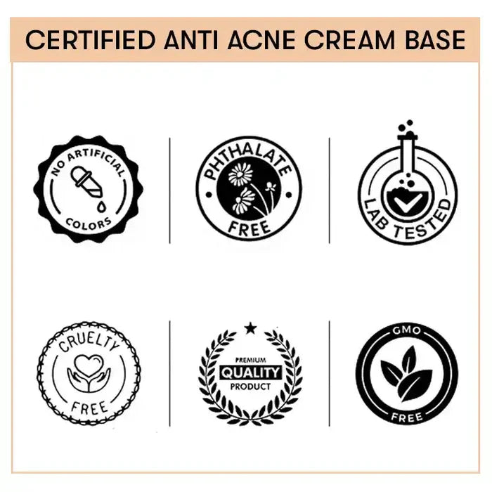 Certified Anti Acne Cream Base