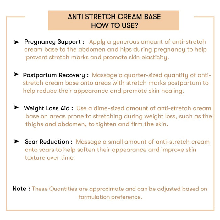 How to Use Anti Stretch Cream Base