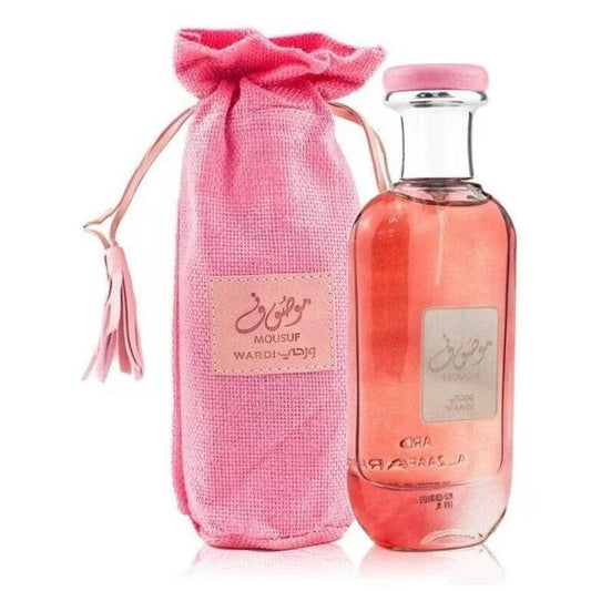 Ard Al Zaafaran | Mousuf Wardi - Womens Fragrance - 3.4 oz - Fruity - Rose - Vanilla - Single Item -