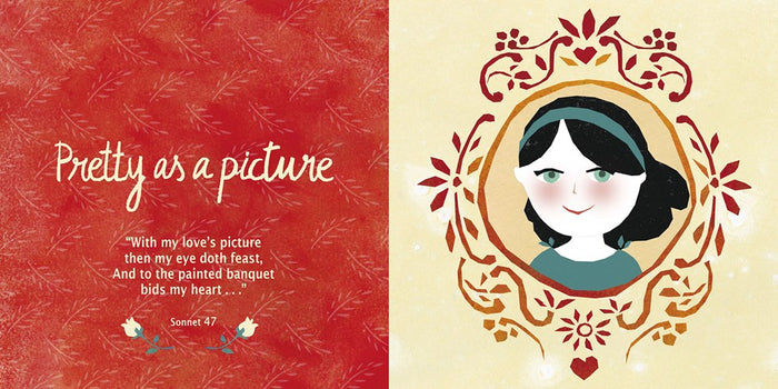 BabyLit Little Poet Board Books - William Shakespeare: I Love You