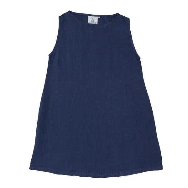 Baez Dress in Deep Indigo