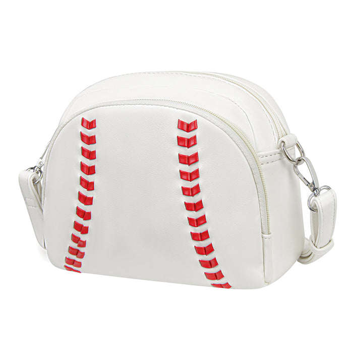 Baseball NGIL Faux Leather Crossbody Bag