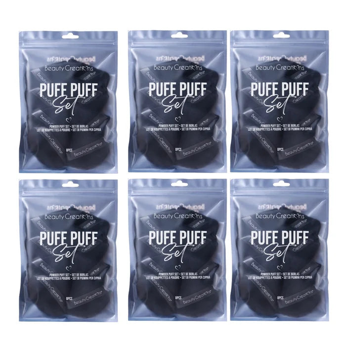 Beauty Creations - Puff Puff 8PCS Black Set