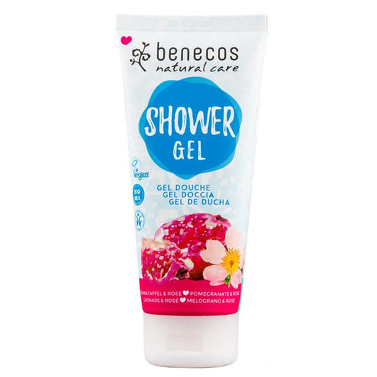 Benecos Shower Gel - Pomegranate & Rose - 200ml - L'Organic