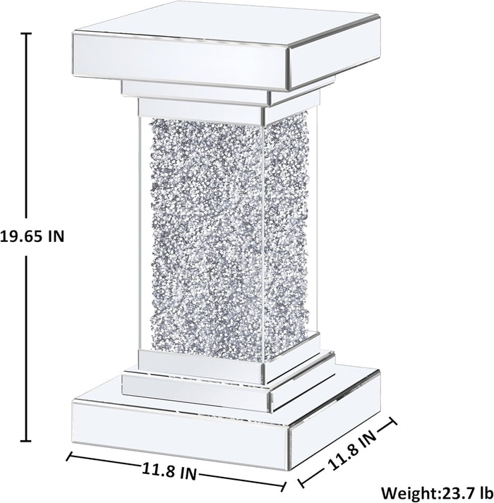 Bling Modern Style Accent Mirrored Table (Luxury Collection)