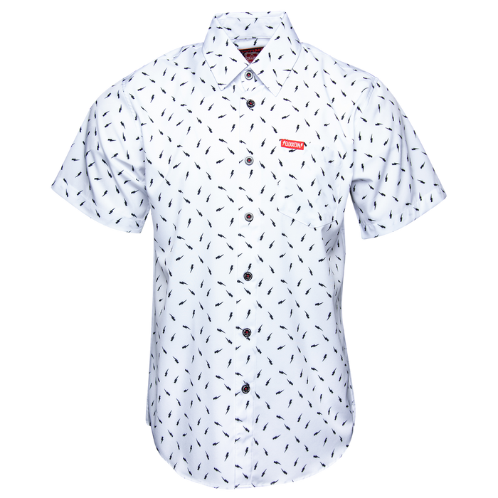 Bolt Party Shirt - White & Black