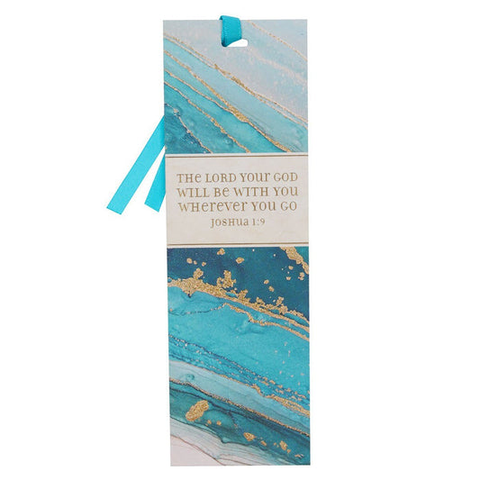 Bookmark Blue Marble Wherever You Go Josh. 1:9