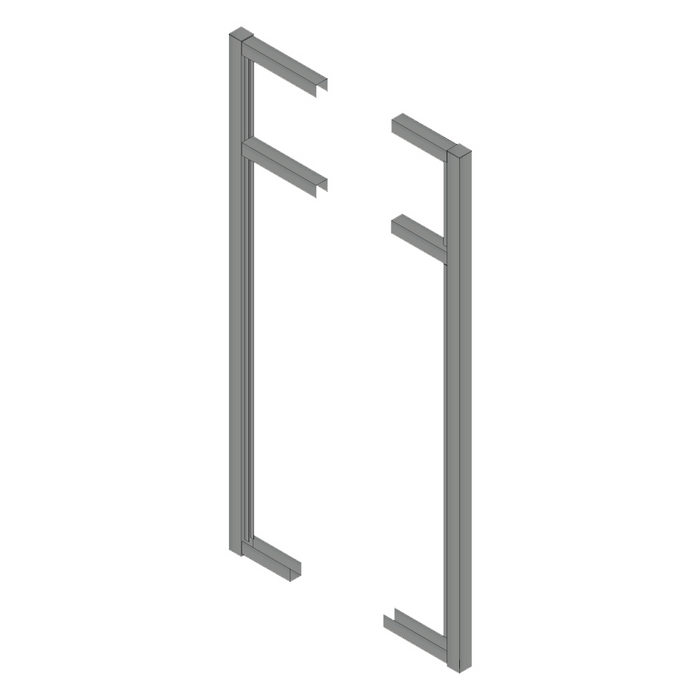 Breezeway Gate Stile - Galvanised Steel - 1800mm - Image 5