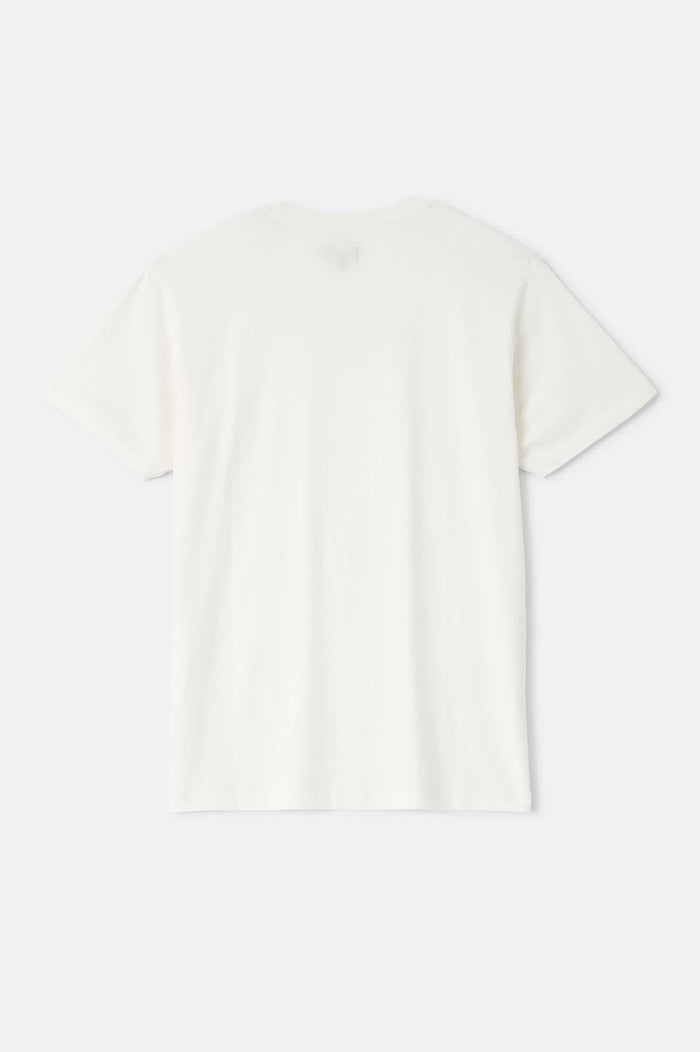 Brixton Baseline Pocket T-Shirt - Off White Vintage Wash