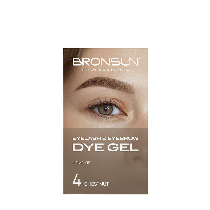 Bronsun Hybrid Lash & Brow Gel Dye Trial Kit - Chestnut #4