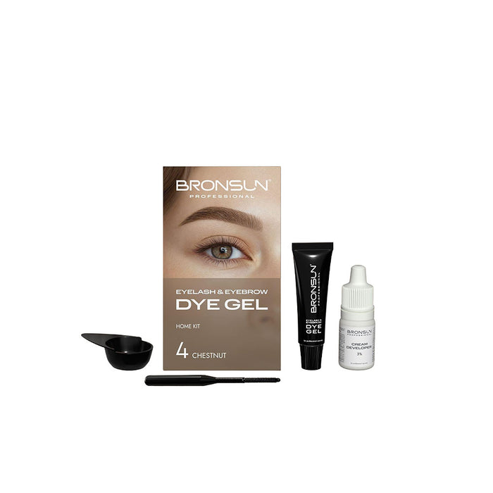 Bronsun Hybrid Lash & Brow Gel Dye Trial Kit - Chestnut #4