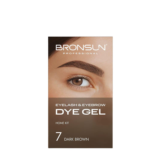 Bronsun Hybrid Lash & Brow Gel Dye Trial Kit - Dark Brown #7