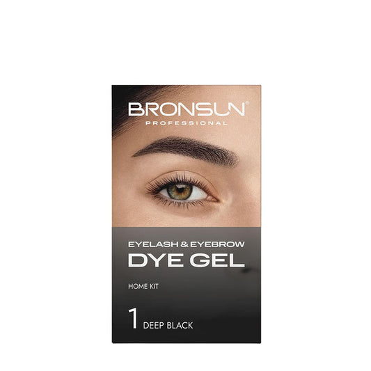 Bronsun Hybrid Lash & Brow Gel Dye Trial Kit - Deep Black #1