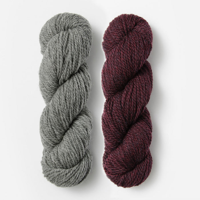 Blue Sky Fibers - Woolstok / XS / S / Storm Cloud & Deep Velvet