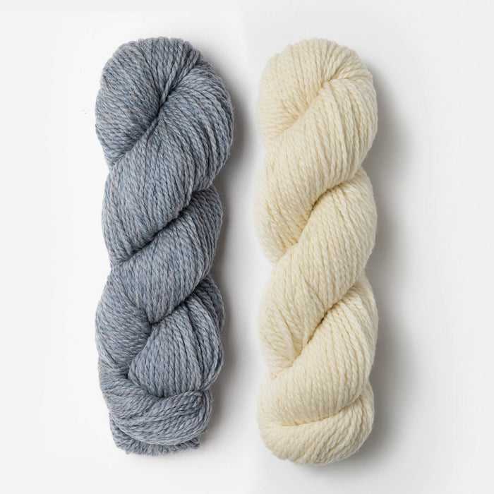 Blue Sky Fibers - Woolstok / XS / S / Morning Frost & Highland Fleece