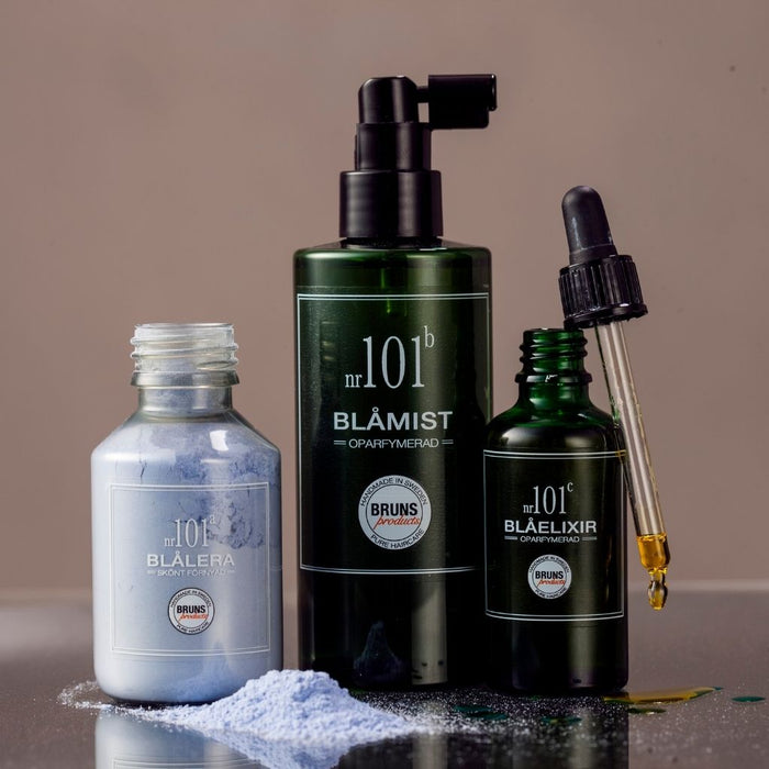BRUNS Products Nr101b Unscented Blue Mist Hajusteeton Suihke Hiuspohjalle ja kasvoille 200ml