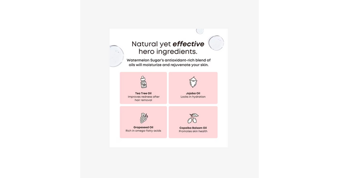 Bushbalm Watermelon Sugar Ingrown Hair Oil (30ml)